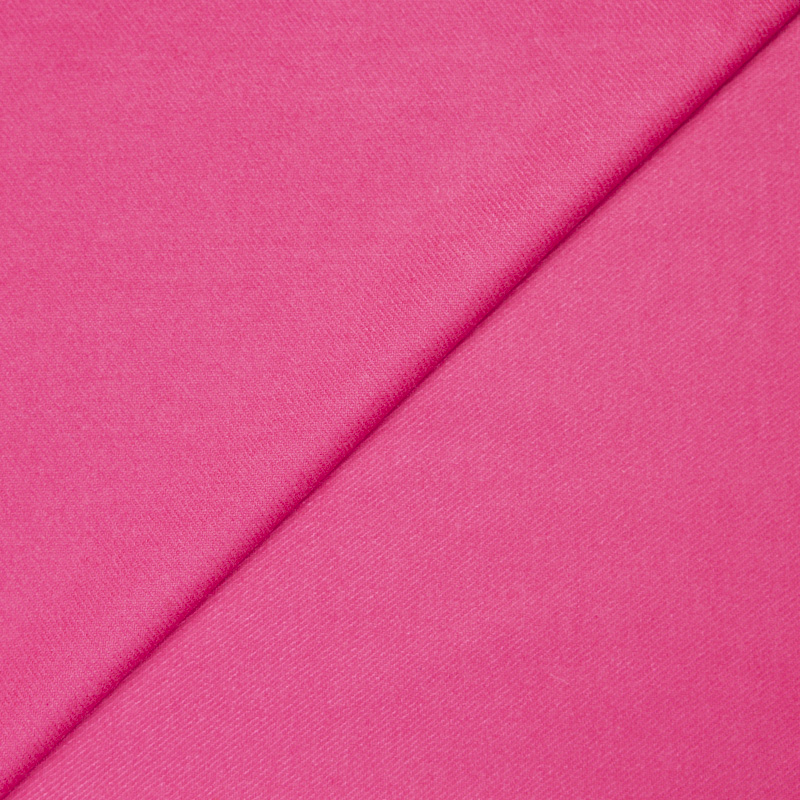 Flanelle de laine - Rose
