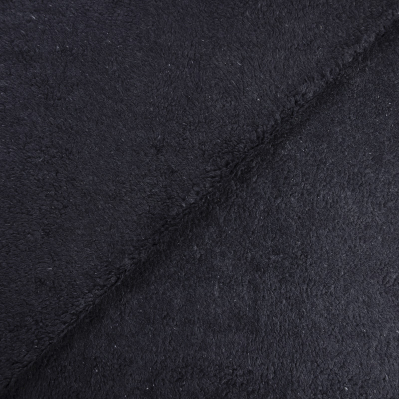 Fausse fourrure mouton (Sherpa) – Anthracite