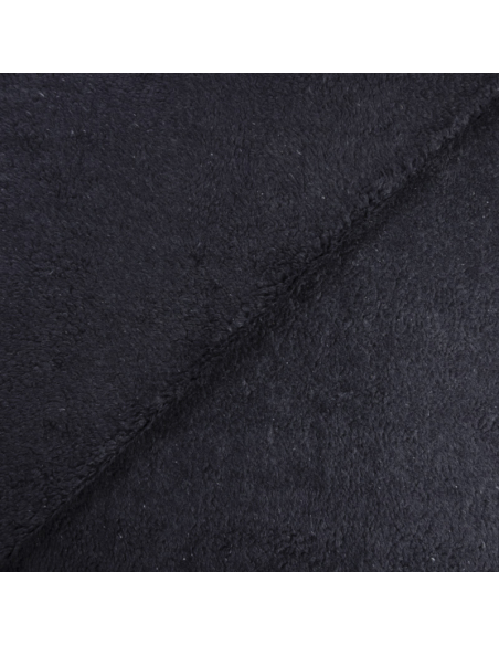 Fausse fourrure mouton (Sherpa) – Anthracite
