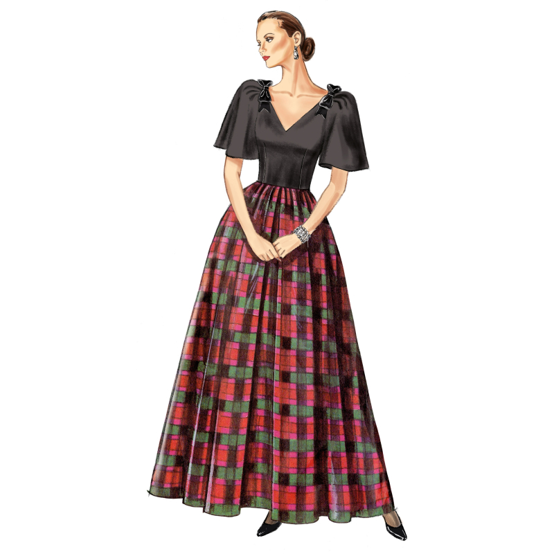 Patron New Look 6807 - Robes de soirée longues