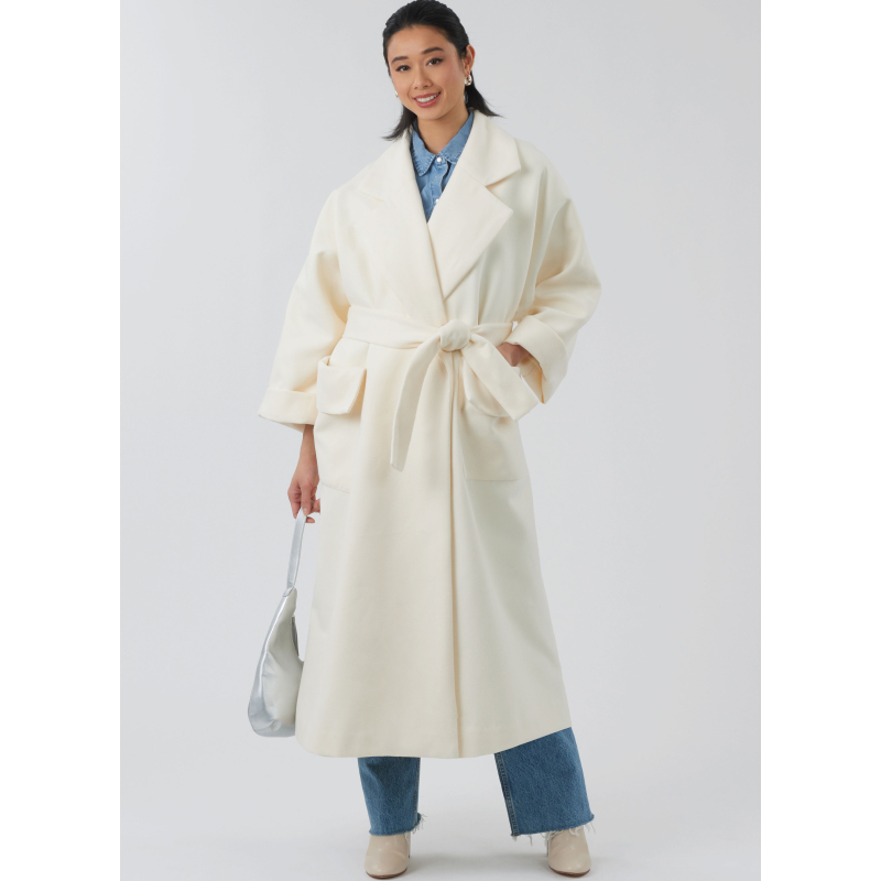 Patron New Look 6810 - Manteau swing oversize