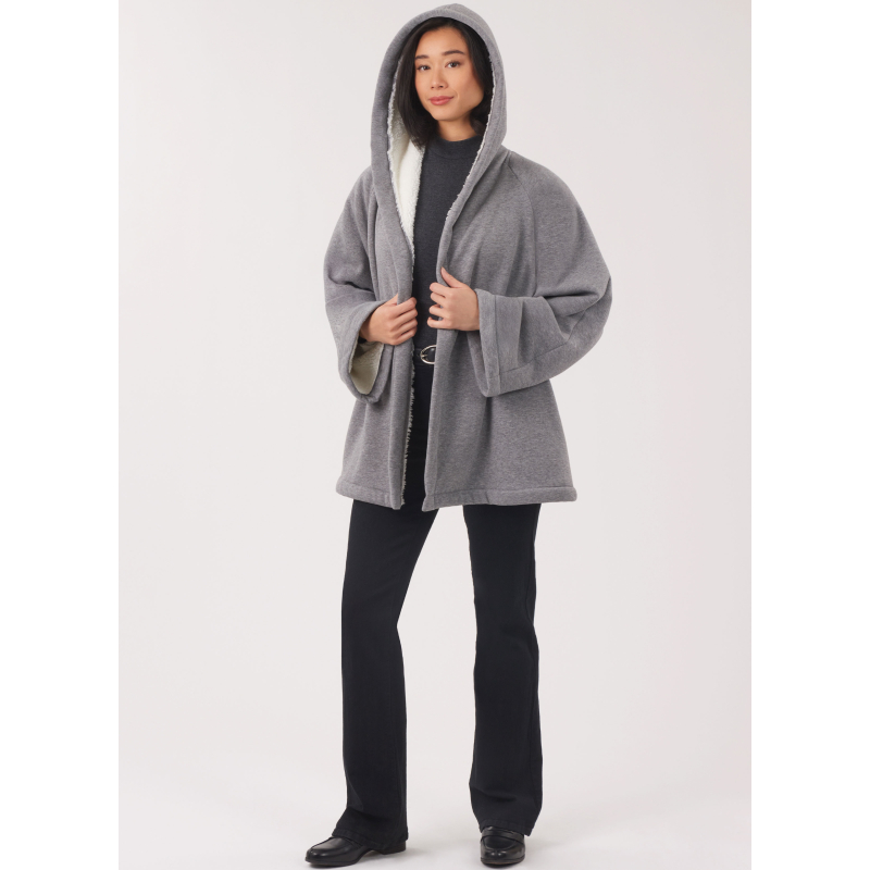 Patron New Look 6811 - Manteau à capuche deux longueurs