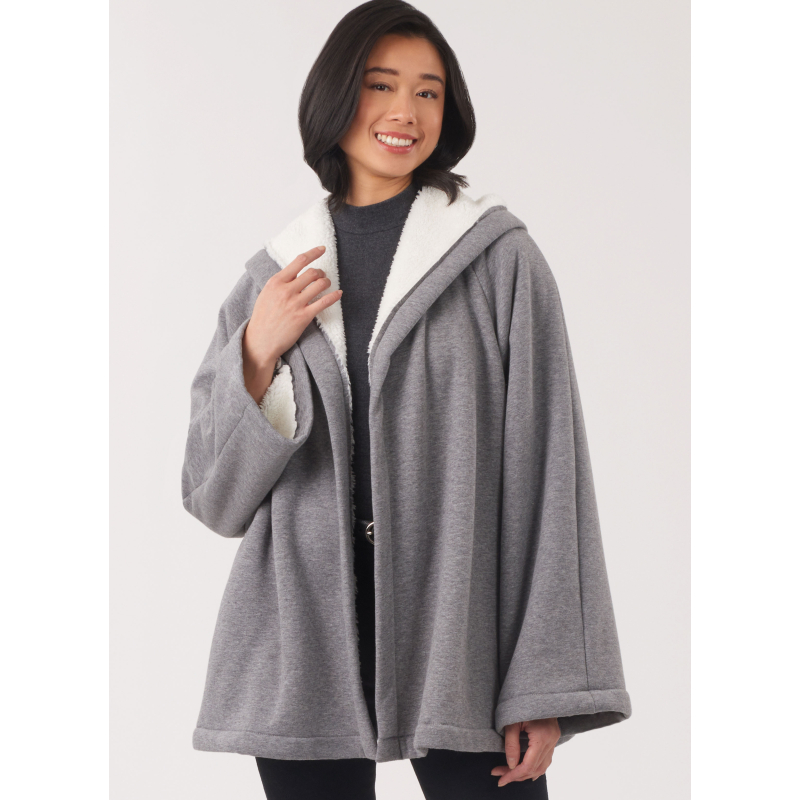 Patron New Look 6811 - Manteau à capuche deux longueurs