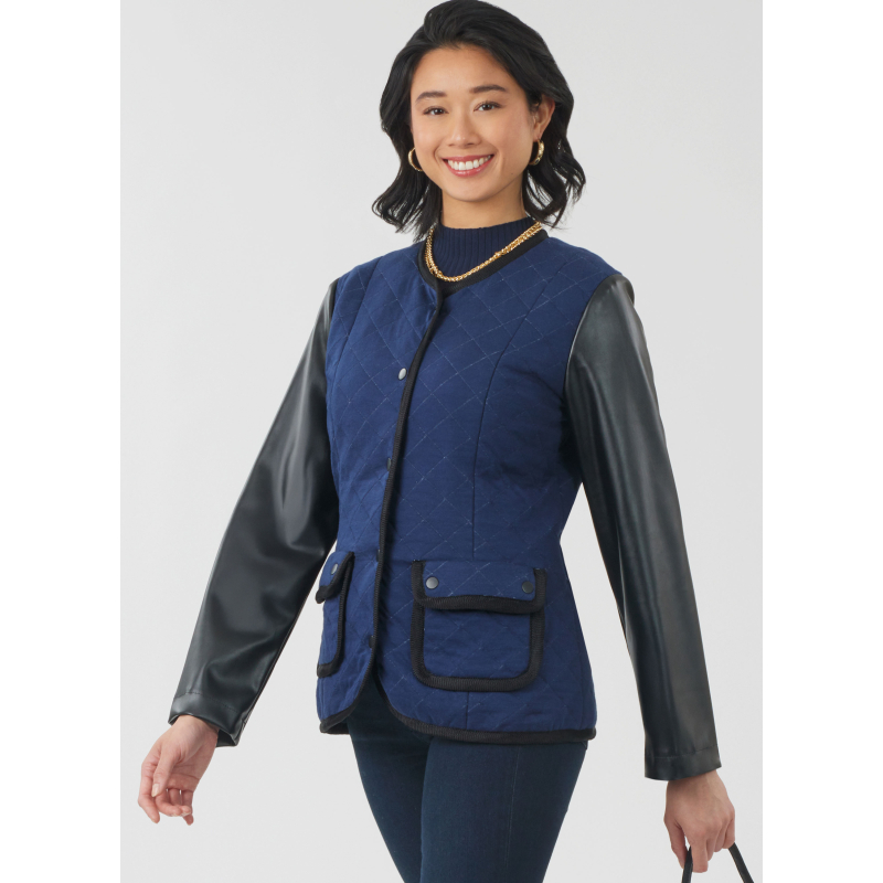Patron New Look 6812 - Veste zippée et gilet utilitaire