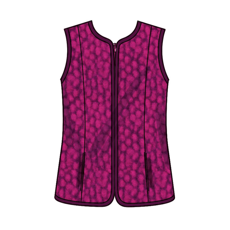 Patron New Look 6812 - Veste zippée et gilet utilitaire