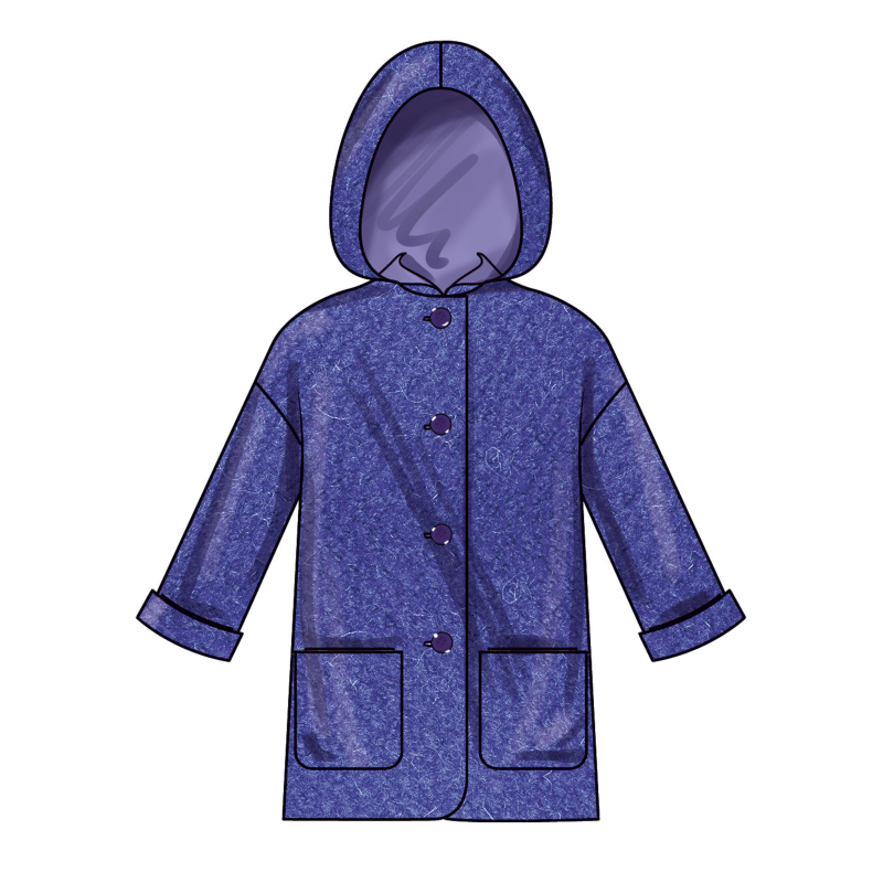 Patron New Look 6819 - Manteau doublé pour enfant