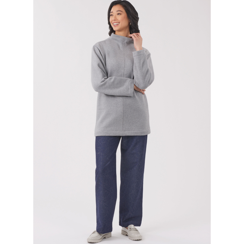 Patron New Look 6814 - Tops et pantalons pull-on