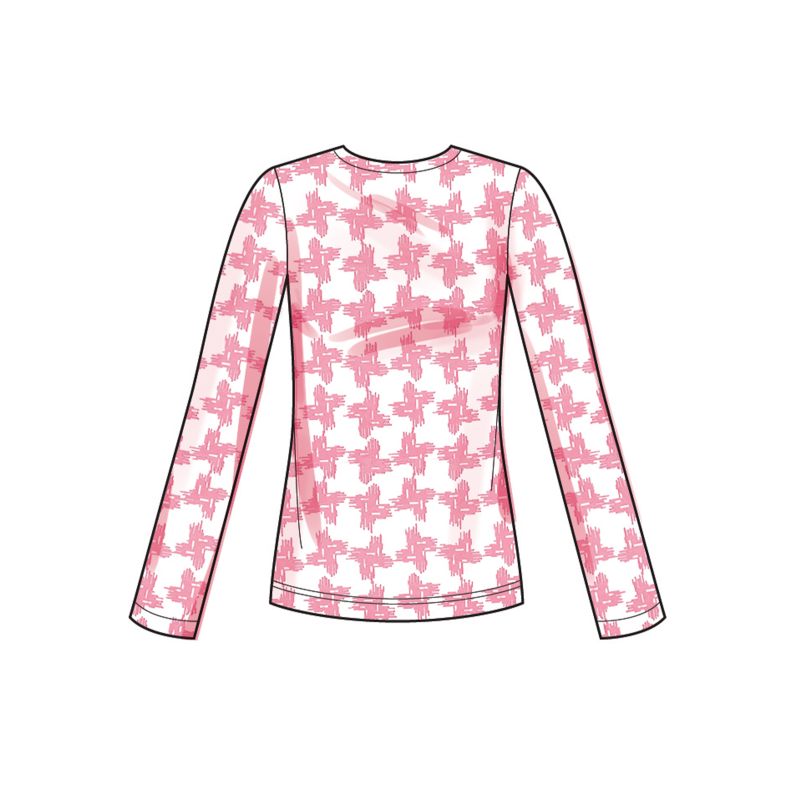 Patron New Look 6815 - Tops manches longues & jupe pull-on