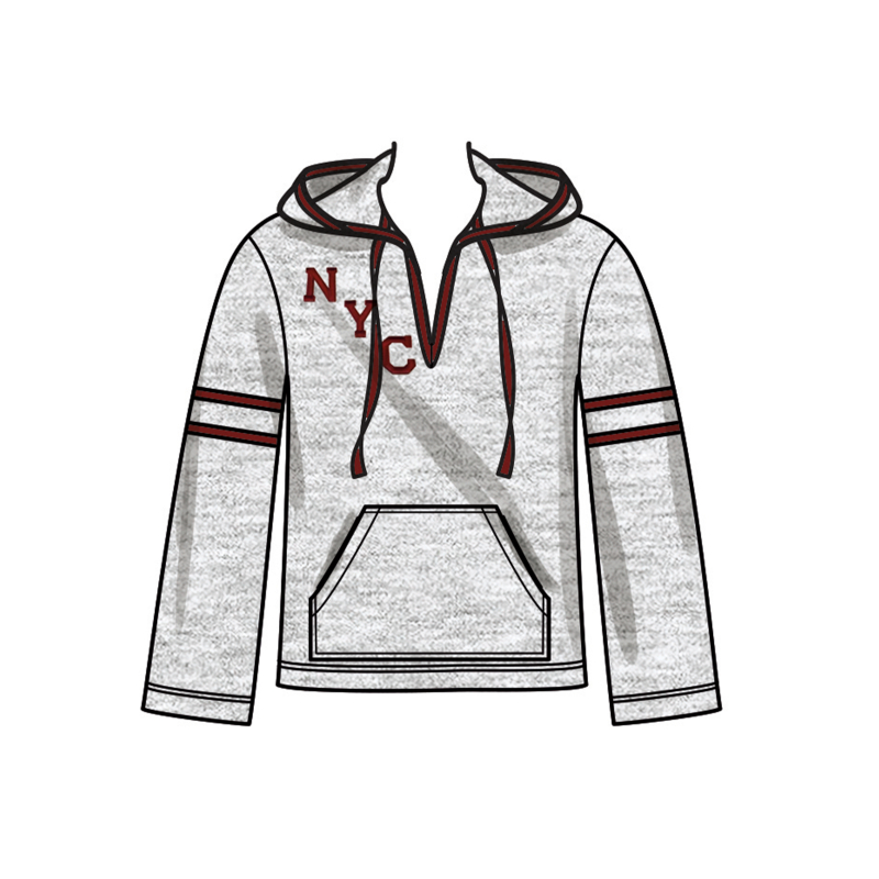 Patron New Look 6818 - Hoodie à capuche, pantalon & robe en maille