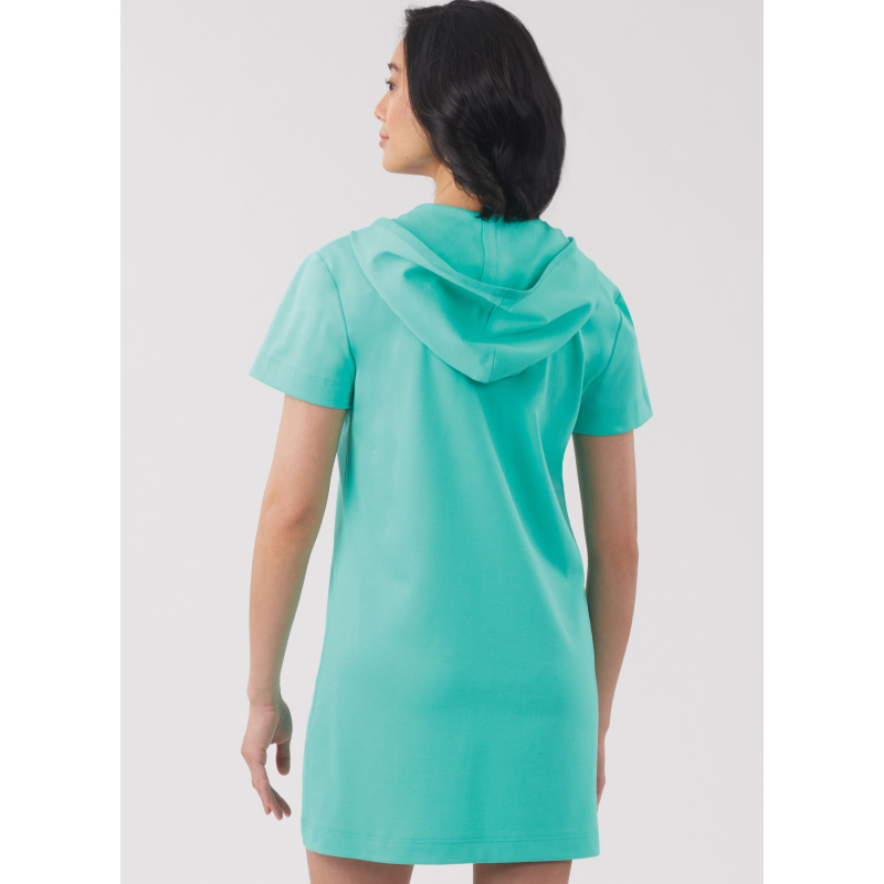 Patron New Look 6818 - Hoodie à capuche, pantalon & robe en maille