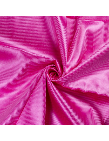 Velours côtelé 500 raies coton, viscose & élasthanne - Rose bonbon
