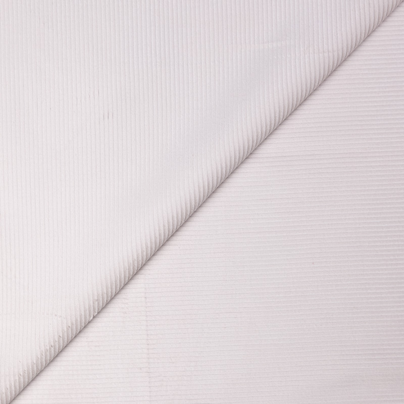 Velours côtelé 500 raies coton & élasthanne - Rose pâle
