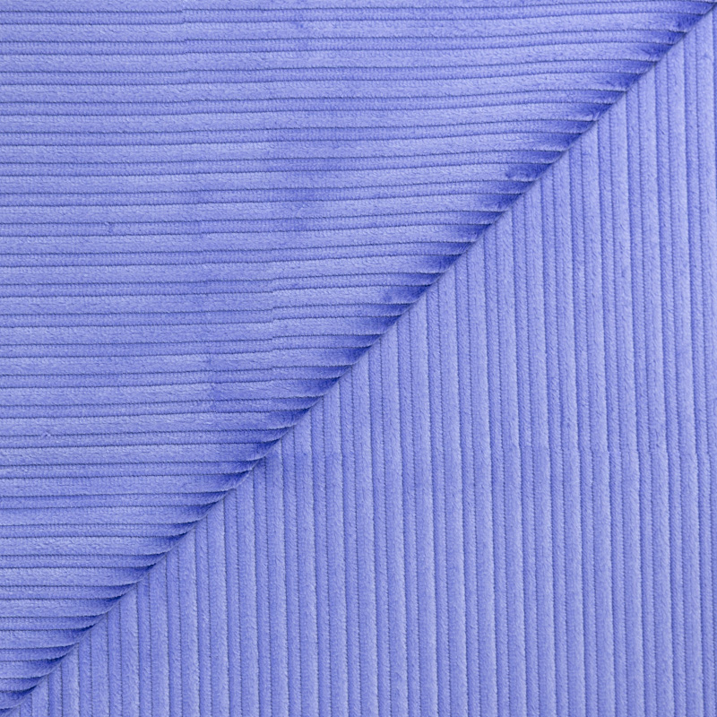 Velours côtelé à côtes irrégulières – Violette claire