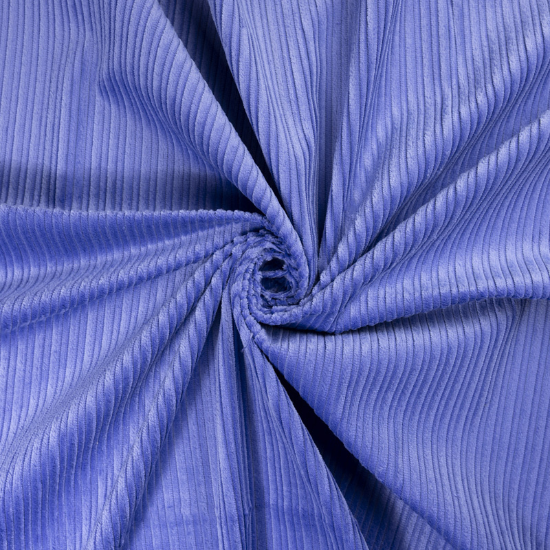 Velours côtelé à côtes irrégulières – Violette claire