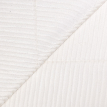 Velours côtelé 300 raies coton & élasthanne - Crème