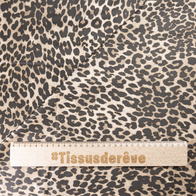 Velours ras coton, viscose & élasthanne - Jaguar