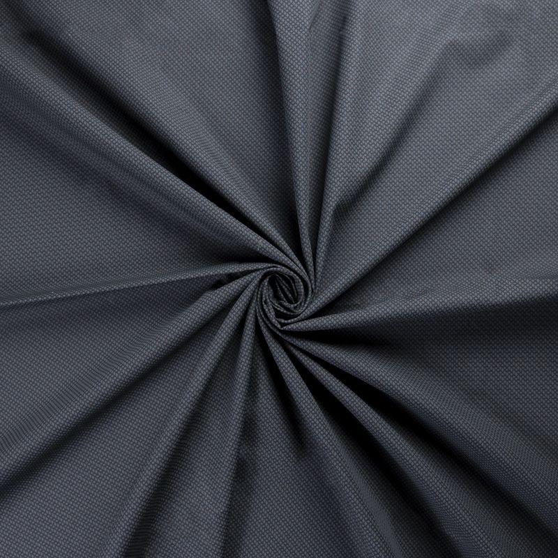 Popeline 100% coton - Motif géométrique fond gris
