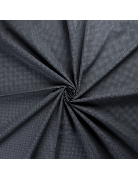 Popeline 100% coton - Motif géométrique fond gris