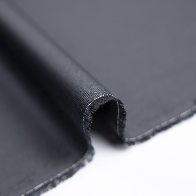 Tissu tailleur sergé - Noir