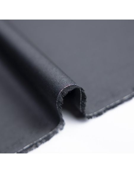 Tissu tailleur sergé - Noir