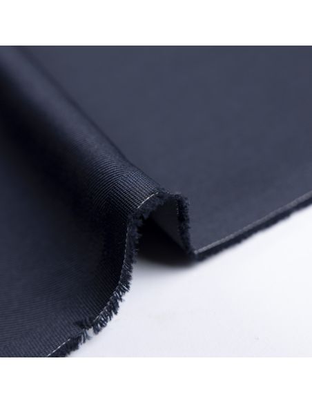 Tissu tailleur sergé - Marine