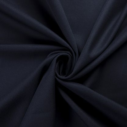 Tissu tailleur sergé de laine vierge - Marine 2