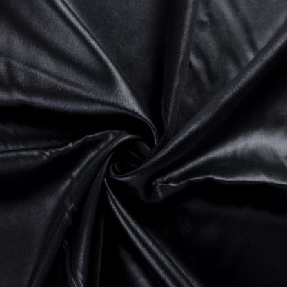Satin cuir - Noir 2