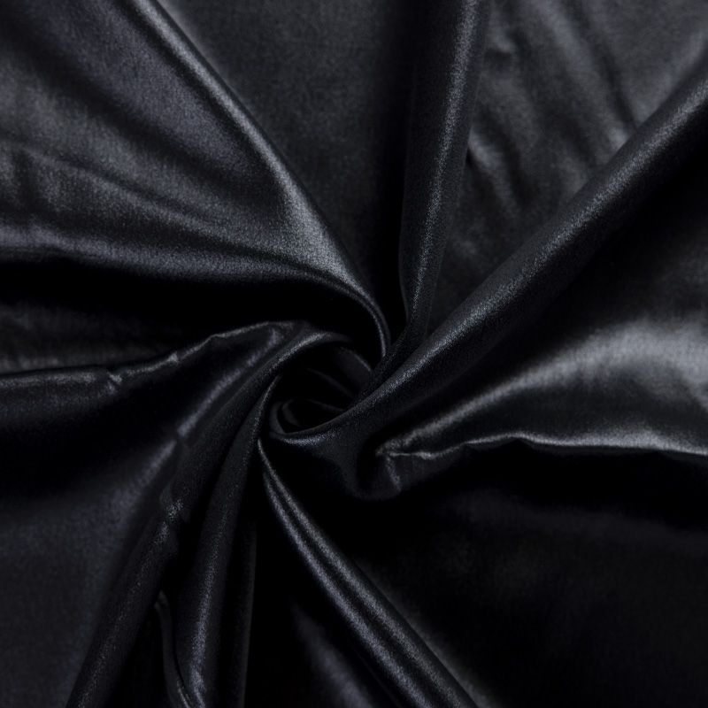 Satin cuir - Noir