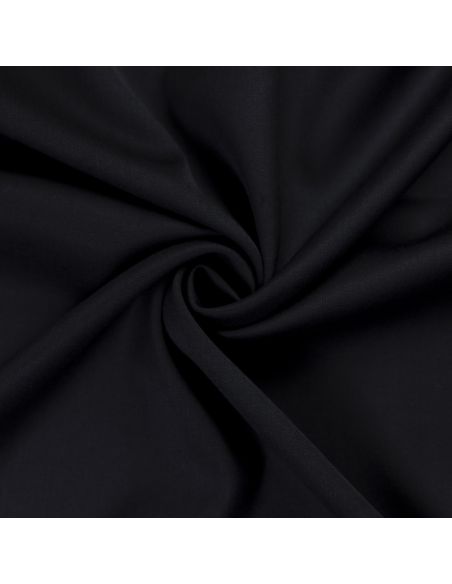 Tissu tailleur 100% laine vierge super 100’s – Noir