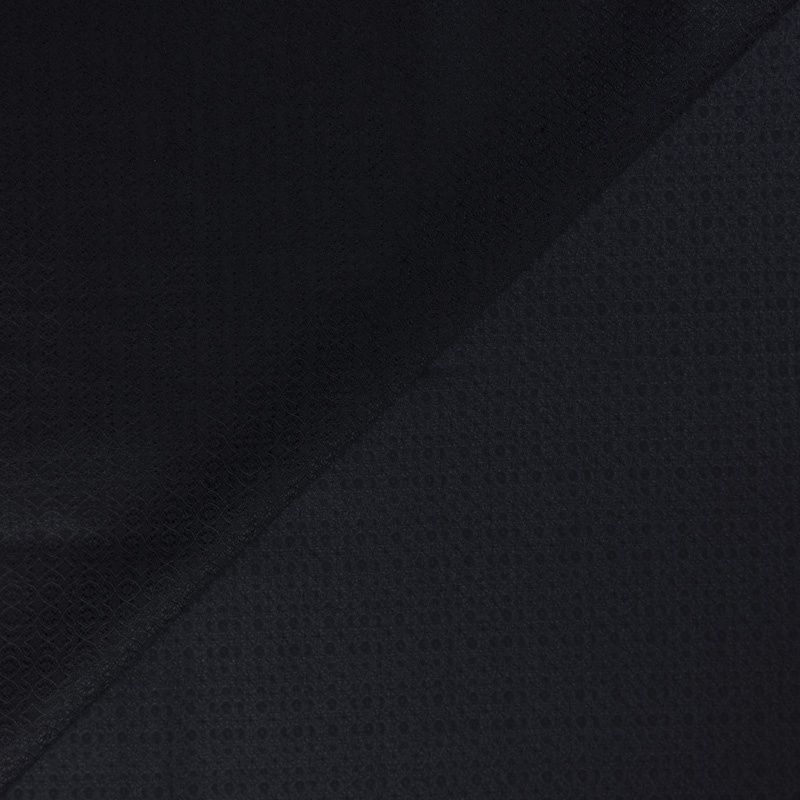 Tissu tailleur 100% laine jacquard – Noir