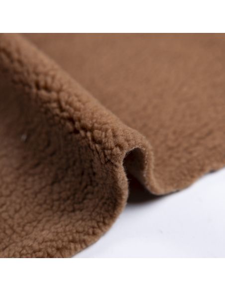 Fausse fourrure mouton (Sherpa) – Camel
