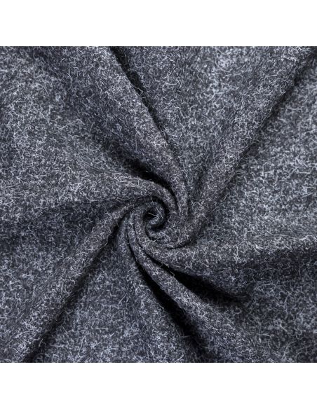 Tweed en laine - Gris chiné