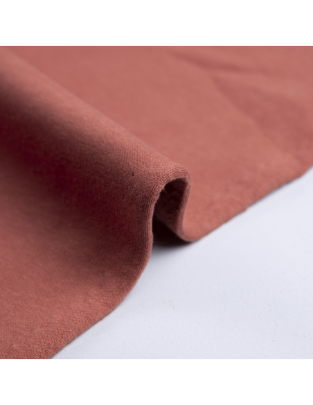 Molleton gratté (Sweat) - Terracotta