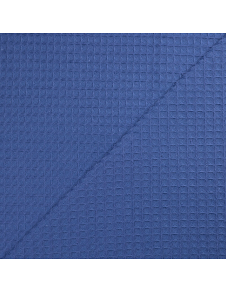 Tissu nid d'abeille – Indigo