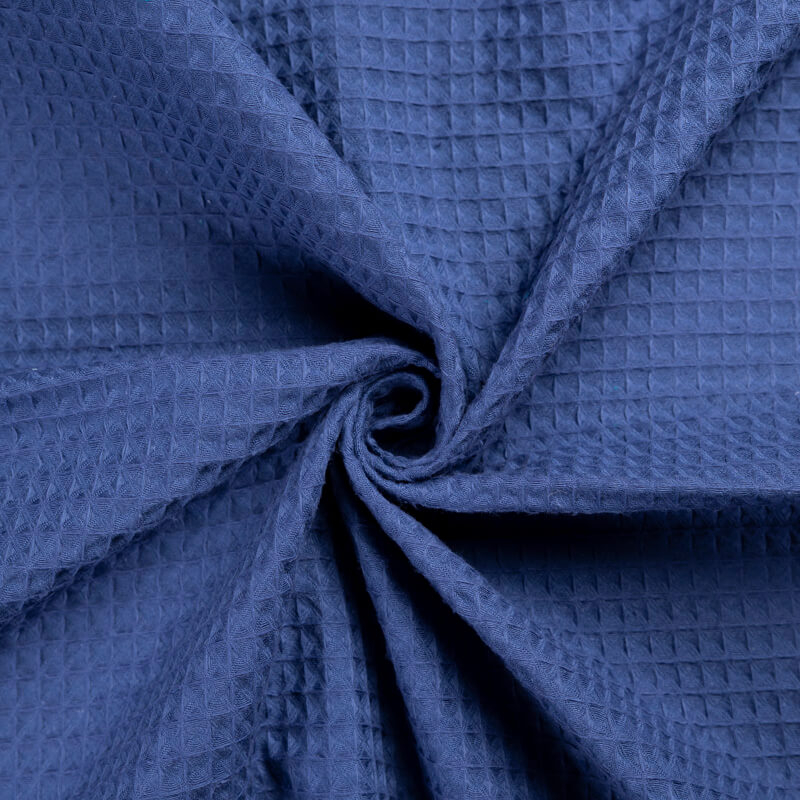Tissu nid d'abeille – Indigo