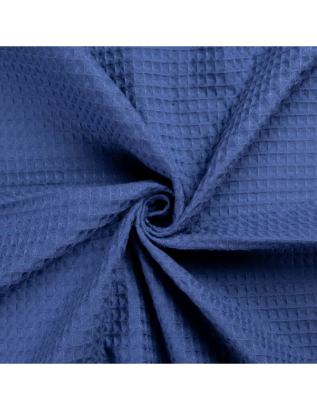 Tissu nid d'abeille – Indigo