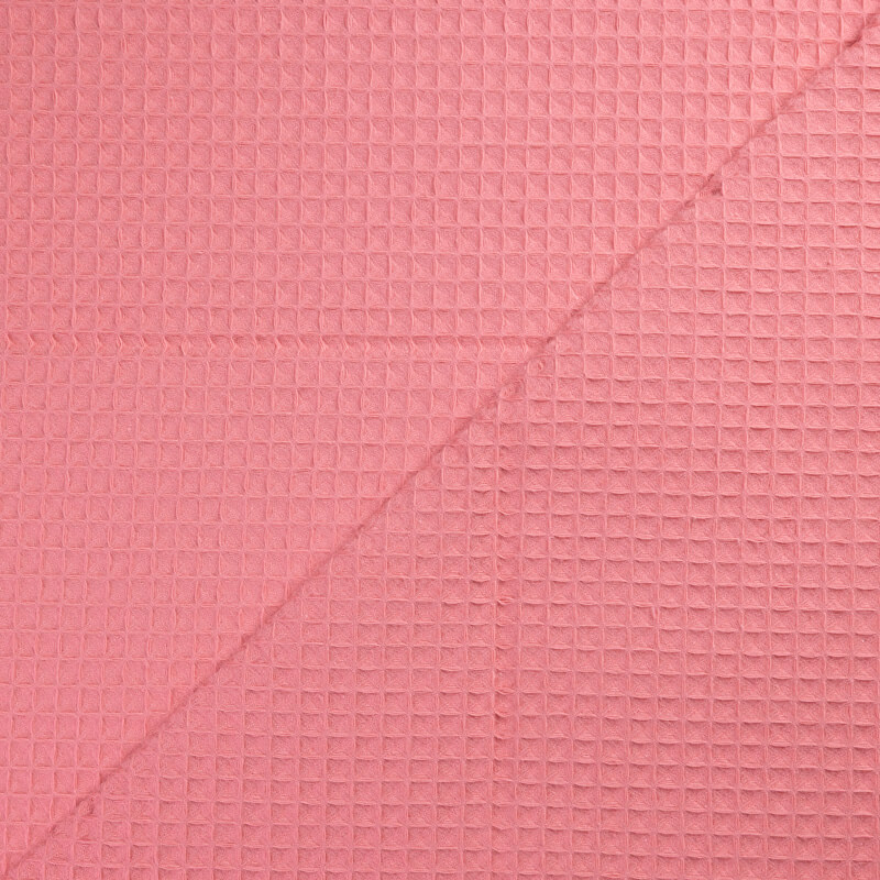 Tissu nid d'abeille – Rose