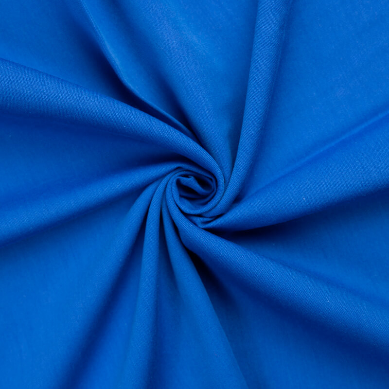Étoffe 100% viscose – Tissage mini chevron bleu roi