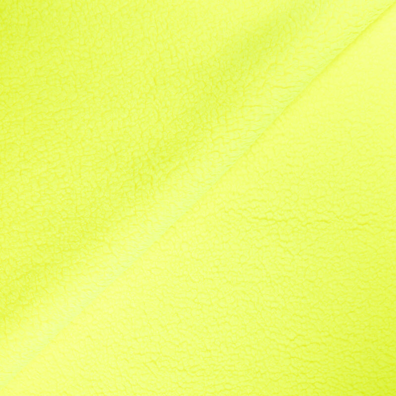 Fausse fourrure mouton (Sherpa) – Jaune fluo