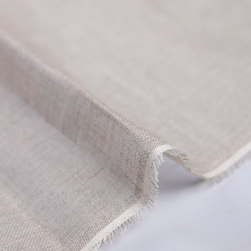 Gaze 100% lin rigide – Naturel