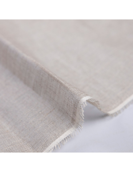 Gaze 100% lin rigide – Naturel