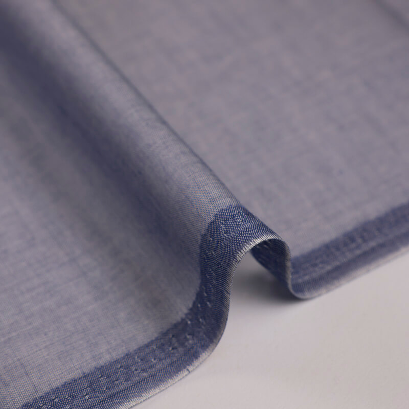 Voile 100% coton chambray – Indigo