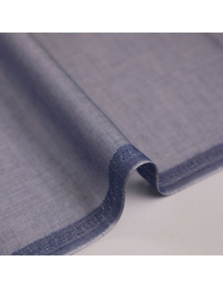 Voile 100% coton chambray – Indigo