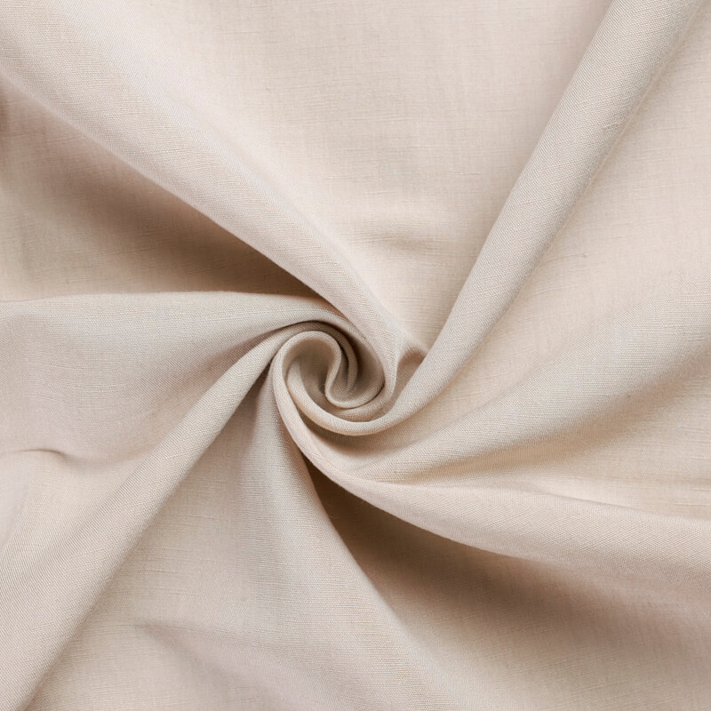 Étoffe de lin & viscose – Nude