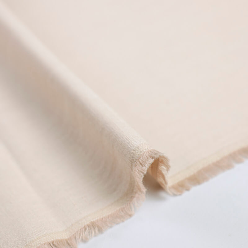 Étoffe de lin & viscose – Nude