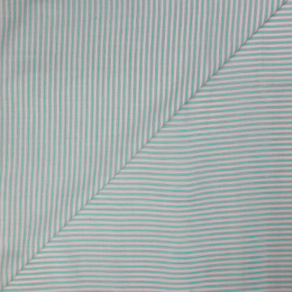 Voile 100% coton – Rayé vert