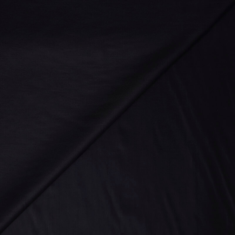 Voile 100% coton peigné luxe chintz – Noir