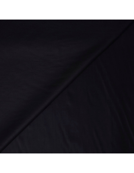 Voile 100% coton peigné luxe chintz – Noir