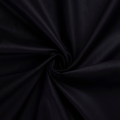 Voile 100% coton peigné luxe chintz – Noir 2