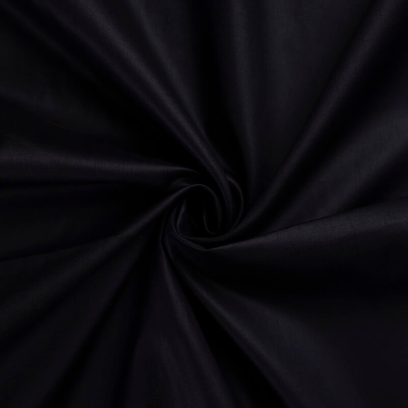 Voile 100% coton peigné luxe chintz – Noir